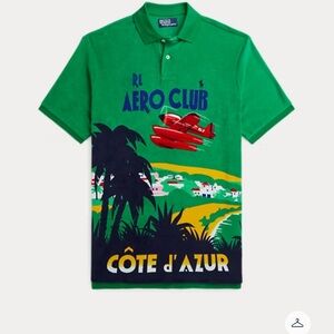Polo by Ralph Lauren Classic Fit Terry Graphic Polo Shirt NEVER WORN NWT
